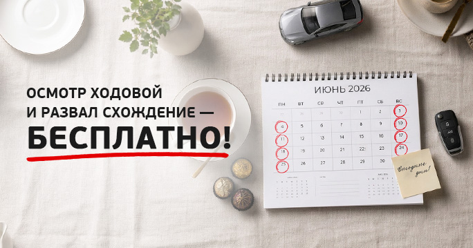 Выгодные дни с бесплатной диагностикой